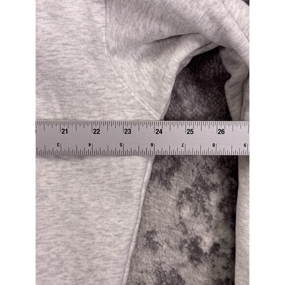 Anine Bing Harvey Sweatshirt Medium Womens Heather Gray Pullover Hoodie - Picture 4 of 9